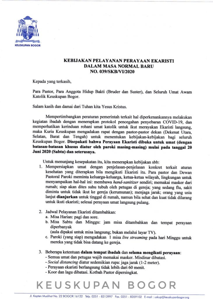 Keuskupan Sufragan Bogor