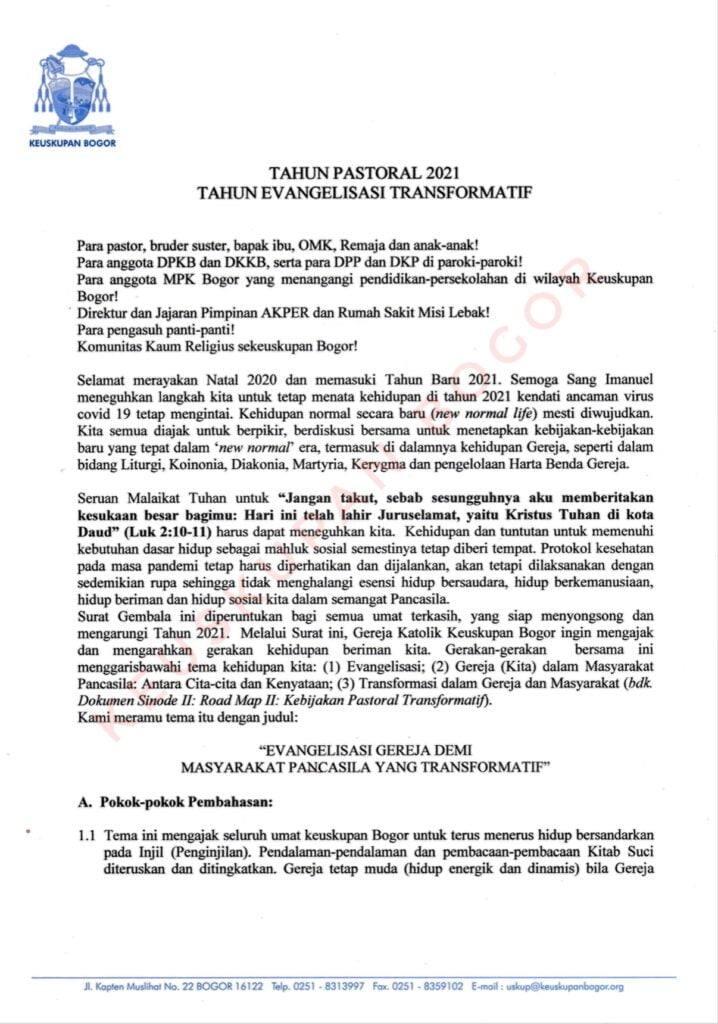 Keuskupan Sufragan Bogor