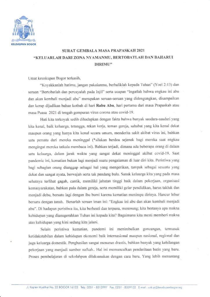 Keuskupan Sufragan Bogor