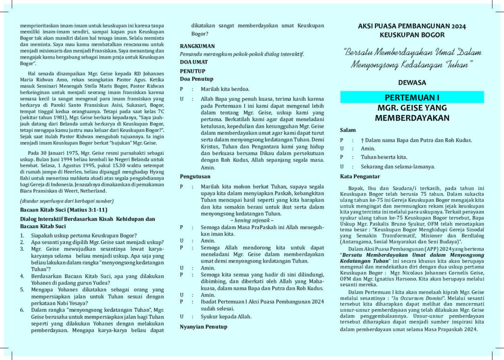 Keuskupan Sufragan Bogor